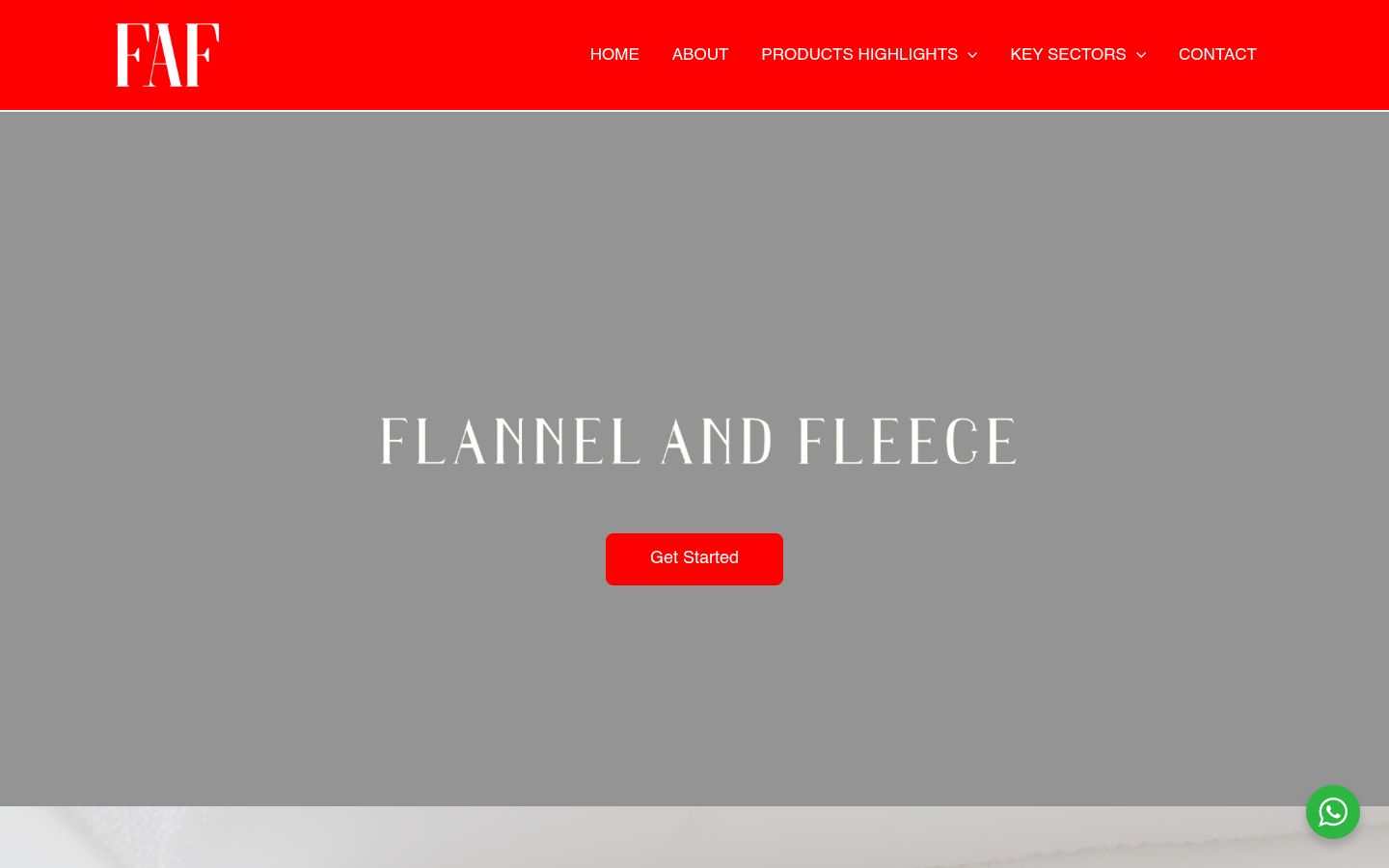 Flannel & Fleece website