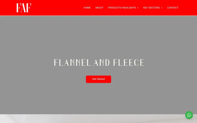 Flannel & Fleece website