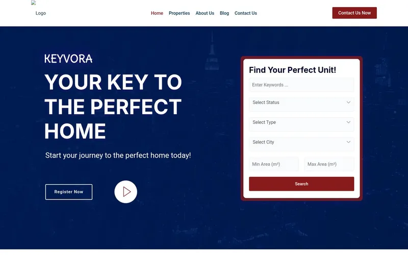 Keyvora website