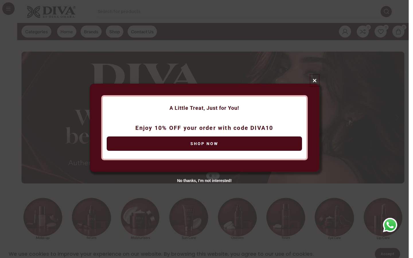 Diva By Dina website